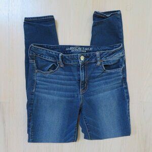 American Eagle Dark Wash Denim Jeans size 10